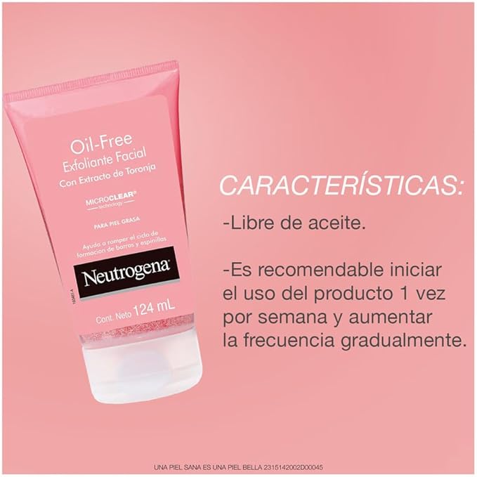 NEUTROGENA OIL-FREE EXFOLIANTE FACIAL