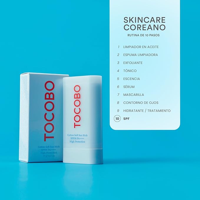 Tocobo Cotton Soft Sun Stick (barra azul)