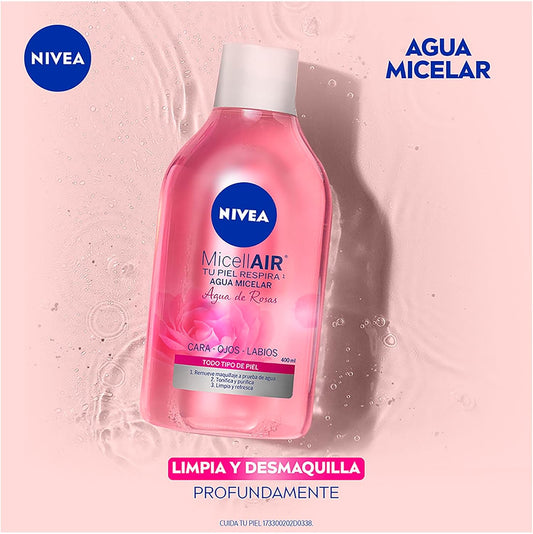 NIVEA MICELLAIR AGUA DE ROSAS