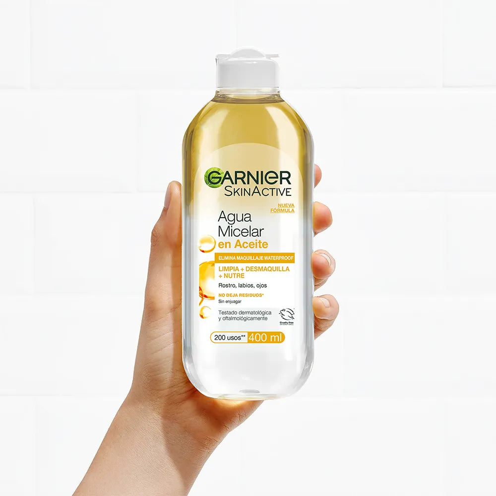 GARNIER SKINCARE AGUA MICELAR CON ACEITE