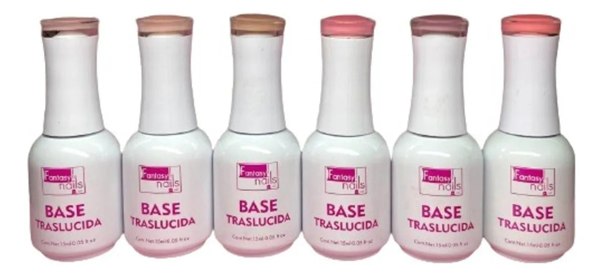 FANTASY NAILS  BASE TRASLUCIDA