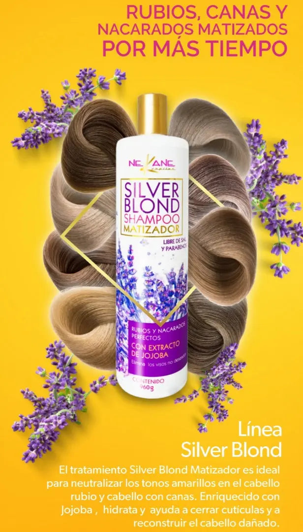 NEKANE SILVER BLOND SHAMPOO MATIZADOR