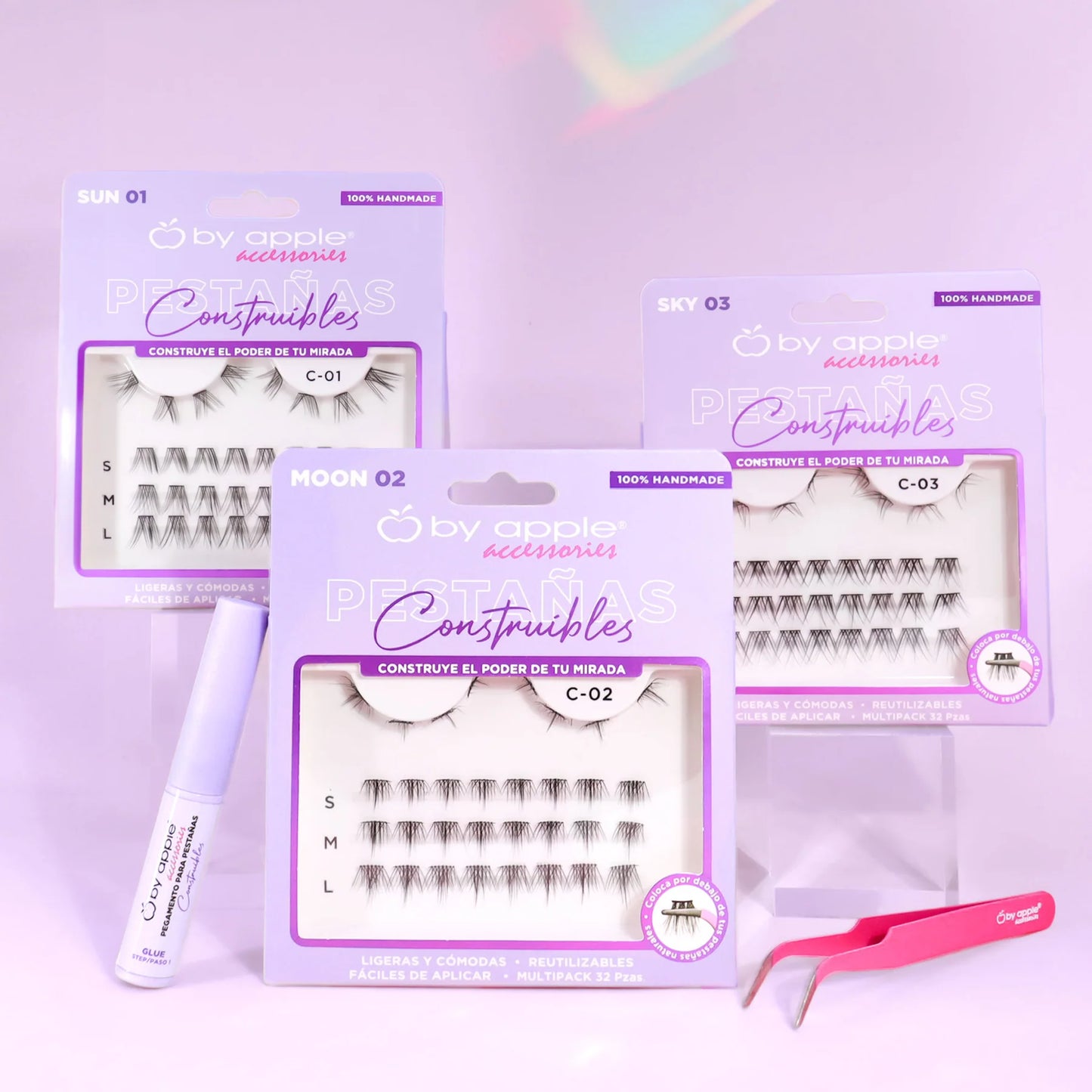 BY APPLE Pestañas Construibles