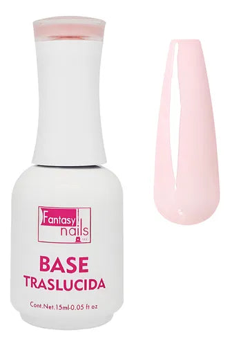 FANTASY NAILS  BASE TRASLUCIDA