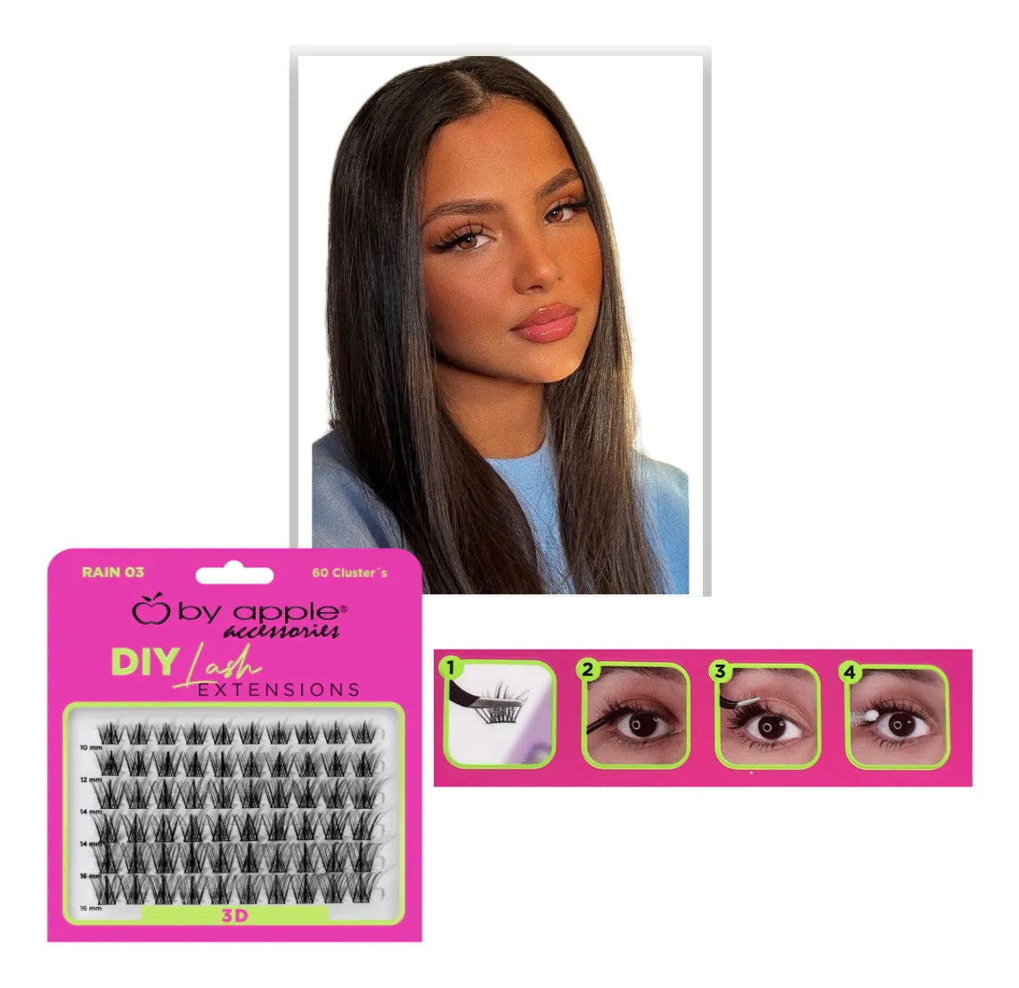BY APPLE DIY Lash Extensions RAIN 03